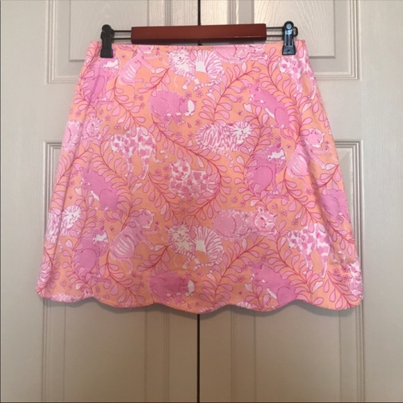 Lilly Pulitzer Jungle Kitty Skort Vintage - Picture 1 of 2